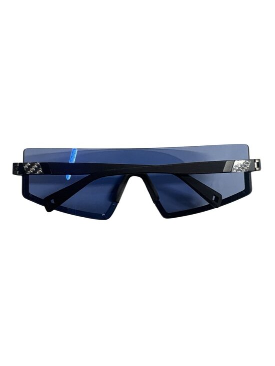 WESTWARD LEANING STUN D-FRAME MATTE-ACETATE SUNGLASSES IN BLUE main image 7